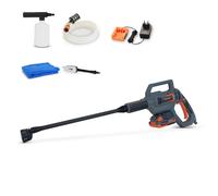 FUXTEC 20V Akku Hochdruckreiniger FX-E1HDR20 SET mit 1 x Akku 2Ah, 1 x Ladegerät 1A Naranja