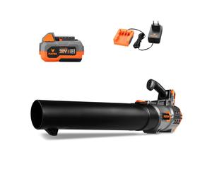 FUXTEC 20V Akku Laubbläser FX-E1LB20 SET 1 mit 1 x Akku 4Ah, 1 x Ladegerät 2,4A