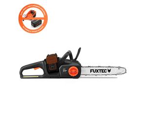 FUXTEC 2x20V Akku Kettensäge FX-E2KS ohne Akku und Ladegerät Negro