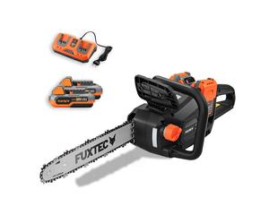 FUXTEC 2x20V Akku Kettensäge FX-E2KSSET mit Akku und Ladegerät