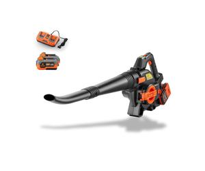 FUXTEC 40 Volt 2in1 Akku-Laubbläser/-sauger Set FX-E2LBS-SET Negro
