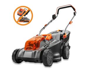 FUXTEC 40V Akku Rasenmäher FX-E2RM43 ohne Akku und Ladegerät Naranja