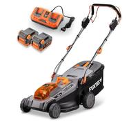 Akku Rasenmäher FX-E2RM43PRO Set mit flexiblem Antrieb Gris