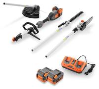 FUXTEC 40V multiherramienta a batería FX-E2MTSET | herramienta 3 en 1 | set | cuidado del jardín