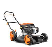 FUXTEC Cortacésped a Gasolina FX-RM51SA96 • Motor 196 CC • tracción Propia | Cortacésped profesional • Mulching 51 cm • Motor potente • Cuidado del césped mediante acolchado natural continuo