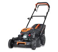 FUXTEC Cortacésped autopulsado de Gasolina FX-RM5170 • 4 CV • 51 cm | Motor 170 cm³ 4 tiempos • regulación 7 alturas • depósito 60 L • mulching • eje lateral • cortacésped 4 en 1