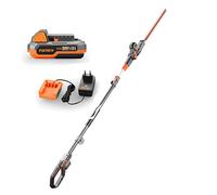 FUXTEC 20V Akku Hochheckenschere FX-E1HH20 SET mit 1 x Akku 2Ah, 1 x Ladegerät 2,4A Naranja