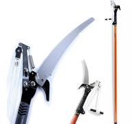 FUXTEC Gartenschere Teleskop-Astschere mit Obermesser 35cm Gris