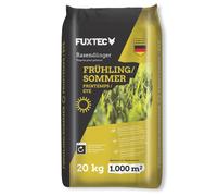 FUXTEC Rasendünger Frühjahr/Sommer FX-RDFS20 20kg für 1000qm Marrón