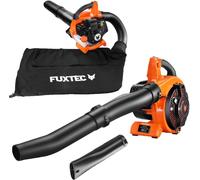 FUXTEC FX-LBS126 4in1 Laubsauger, Laubbläser, Laubhäcksler inkl. zwei Blasrohre Naranja