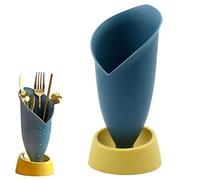 fuxunamz Escurre Cubiertos Cocina Soporte Utensilios - Cesta multifuncional de plástico, encimeras para organizar cuchillos tenedores cucharas, también puede utilizar en el baño o sala de Decorar