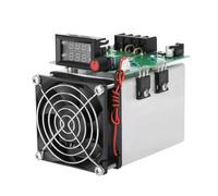 FUZYXIH Medidor de carga electrónico mejorado de 100 W/250 W, entrada de 1 a 100 V con indicador de alimentación, ventilador de refrigeración, protección de temperatura, comprobador de envejecimiento