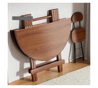FVDZRFIE Mesa Redonda Plegable Mesa Plegable Salón Redonda Sala Redonda/Cuadrada Multiusos Oficina Cocina 60/70/80/100cm(70cm Table-1)