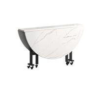 FVDZRFIE Mesa Redonda Plegable Mesas De Comedor Plegables Multifuncionales for Sala De Estar, Mesa Pequeña for Restaurante, Muebles, Escritorio Redondo(Sky Blue)