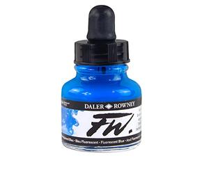Fw acrílico fluorescente tinta 1 Oz azul