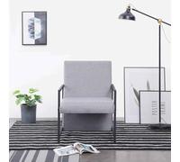 FWIKDUN Sillón con reposabrazos moderno con diseño en forma de cubo, estable sillón relax con marco de madera y patas con recubrimiento en polvo para una comodidad óptima, sillón elegante