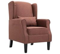 FWIKDUN Sillón tapizado con respaldo y diseño de patchwork de tela, sillón con cojín de espalda baja estilo rústico para sala de estar, estilo patchwork rústico, con estructura de madera