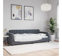 FWIKDUN Sofá cama multifuncional como sofá cama con funda de terciopelo y cama de día extensible como cama de día 2 en 1 para invitados en color gris oscuro