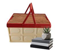 FxaumsGxuk - Almacenamiento para decoración navideña de gran capacidad con asas - de almacenamiento plegable para decoración de vacaciones, para mudanza, ropa, juguetes, mantas, hogar