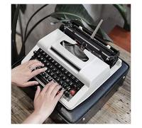 FXLUHAY Máquina de Escribir Manual Tradicional, máquina de Escribir Manual de Estilo Retro, procesador de Textos clásico, Perfecto for Escribir novelas en Cualquier Lugar