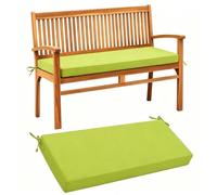 FXNFXLA Cojín Impermeable para Banco De Exterior, Funda Extraíble Apple Green 48.03 * 18.11 * 1.97in