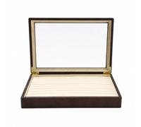 Fxzqgnh Joyero con Compartimentos Rectangular, ED01001 Bandeja De Resorte Color Blanco Crema, Estilo De Alta Gama