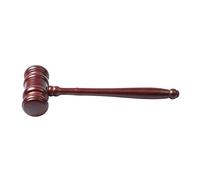 Fxzqgnh Mazo de Madera Accesorios Martillo Props Disfraz Accesorios Juguete para Estudiantes Abogados Jueces Subastas Adecuado para Regalos Corte Decoración, sin bloque