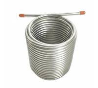 Fxzqgnh Serpentín Térmico 12L Calidad Alimenticio Serpentín Acero 304 Enfriado Rápido Tubo Enfriante Cerveza para Cervecería, Bar, Restaurante
