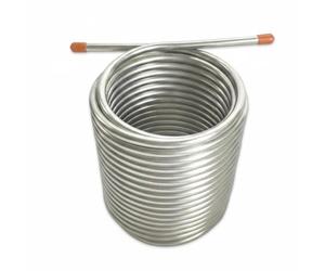 Fxzqgnh Serpentín Térmico 12L Calidad Alimenticio Serpentín Acero 304 Enfriado Rápido Tubo Enfriante Cerveza para Cervecería, Bar, Restaurante