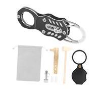 Fxzqgnh Tester Kit Profesional para Autenticidad de Monedas Comprobador por Resonancia Partes para Prueba de Sonido Herramienta Portátil Hecha de