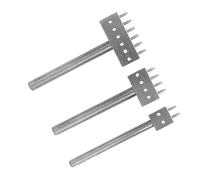 Fydun Juego de 3 Perforadores de Cuero, Herramientas de Punzonado con | Incluye 3 tamaños: 4 mm, 5 mm y 6 mm, construcción de acero para perforar cuero
