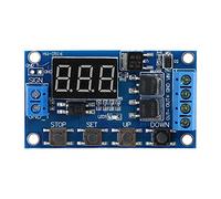 Fydun Módulo De Temporizador, Interruptor De Retardo Ajustable, Control De Encendido/Apagado, Módulo De Relé con Pantalla LED, Amplia Compatibilidad DC 5V-36V, Tiempo Ajustable Hasta 999 Minutos