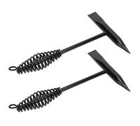 Fyearfly 2 martillos de astillado para soldadores, herramienta de eliminación de salpicaduras de escoria de soldadura con de resorte de 250 mm
