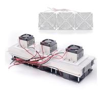 Fyearfly Enfriador termoeléctrico 180 W 12 V Peltier 3 núcleos DIY refrigeración refrigerante kit