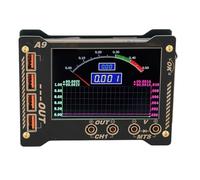 Fyearfly Medidor de Voltaje y Corriente de Forma de Onda, Analizador de Forma de Onda Curva 0-36V 0-8A Probador de Voltaje de Alta Precisión con Prueba de Diodo de Pantalla Digital
