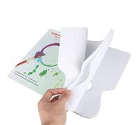 Fyearfly Paleta De Papel Desechable - Paleta De Papel A4 para Rasgar 30 Hojas Papel Resistente Al Agua Suministros para Artistas para Acuarela Pintura Al óleo Gouache