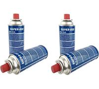 FYSHOP Pack de 4.Cartucho de Gas Btn 250 para hornillos, quemadores y Cocina. Tiene Cierre automático y válvula de Seguridad. Un Cartucho de Gas estándar Ideal para cocinas y hornillos portátiles.