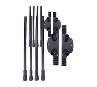 FytStycale 2 Juegos de Patas de Escritorio de Metal, Patas de Muebles Plegables para Mesa, Soporte de Mesa Portátil, Construcción Robusta Y Resistente, Aptas Par, 2 Juegos