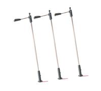 FytStycale 3 Piezas Lámparas Callejeras Miniatura LED Accesorio para Maquetas Farola Artesanal a Escala en PP Adecuado para Decoración de Invierno Y Villas, Style B