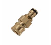 FytStycale Adaptador de para Lavado de Autos Conector Reductor Accesorio Enchufe Rápido Paso 3/8 a 1/4 Compatible con Unidades s y, Acoplador Rápido Hembra 3/8" A Conector De Grifo Latón