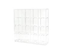 FytStycale Caja Expositora Pelotas Golf Elegante Organizador Brillante Vitrina para Tiendas , 16 Rejillas