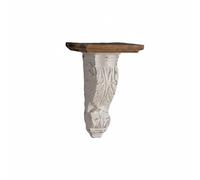 FytStycale Estante de Pared Vintage Estante Flotante Repisa Colgante Decorativa con Diseño Retro y Soporte Tallado Adecuado para Sala Recibidor Hoteles, Grande - A3112