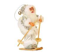 FytStycale Figura de Papá Noel en Trineo Santa Muñeco Adorno Estatua Decorativa Y PP Adecuada para Sala de Estar Dormitorio Cafetería Coche Y, Estilo C, Individual