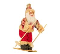 FytStycale Figura de Papá Noel en Trineo Santa Muñeco Adorno Estatua Decorativa Y PP Adecuada para Sala de Estar Dormitorio Cafetería Coche Y, Estilo G, Individual