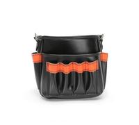 Fzaqwen Riñonera Electricista Bolsa Herramientas Funda Cinturón Organizador Estuche Cintura con Compartimentos Exteriores Acceso Rápido Abierto Adecuada para