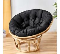 FZKun Cojín de silla colgante - Estilo nido cómodo - Redondo y grueso - Cojín de apoyo suave para columpio Papasan, sillas huevo radar, uso interior y exterior, balcón, jardín (J, 70