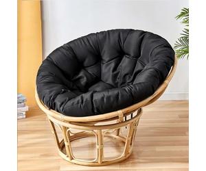 FZKun Cojín de silla colgante - Estilo nido cómodo - Redondo y grueso - Cojín de apoyo suave para columpio Papasan, sillas huevo radar, uso interior y exterior, balcón, jardín (J, 70