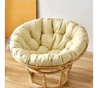 FZKun - Cojín para silla colgante - Cojín suave y de estilo nido, tipo asiento redondo y grueso, con soporte para sillas tipo Papasan, hamaca, radar, huevo, para uso en interiores y exteriores, balcón