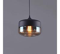FZQSXAZU Lámpara Colgante de Cristal Riankh Nordic Modern Loft, Casquillo E27 E26, Luces LED para Cocina, Restaurante, Bar, Sala de Estar, Dormitorio (Color: Ámbar-D) (Color: Ámbar-D)
