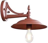FZQSXAZU Lámpara de Pared Exterior Impermeable Estilo Granero Americano, Luces de Garaje y Porche, Farol Exterior, Soporte de Metal Industrial, Accesorio Antiguo, lámpara Colgante